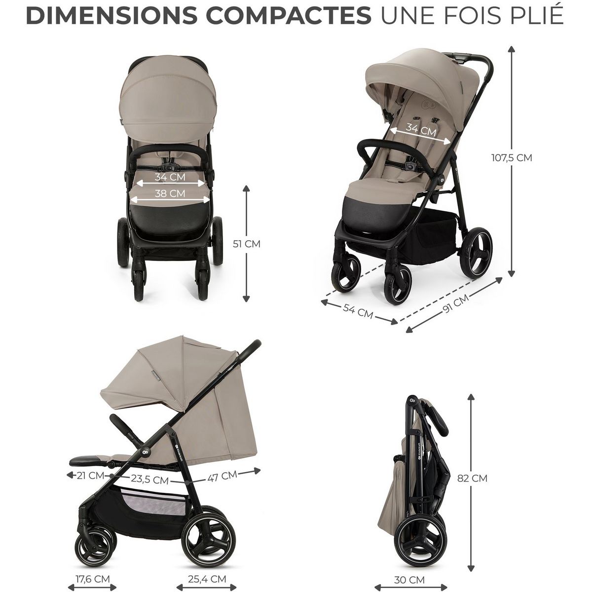 KINDERKRAFT Poussette TRIG 3