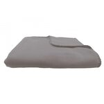FUTURE HOME Plaid couverture polyester 130x150cm COOL. Coloris disponibles : Rouge, Gris