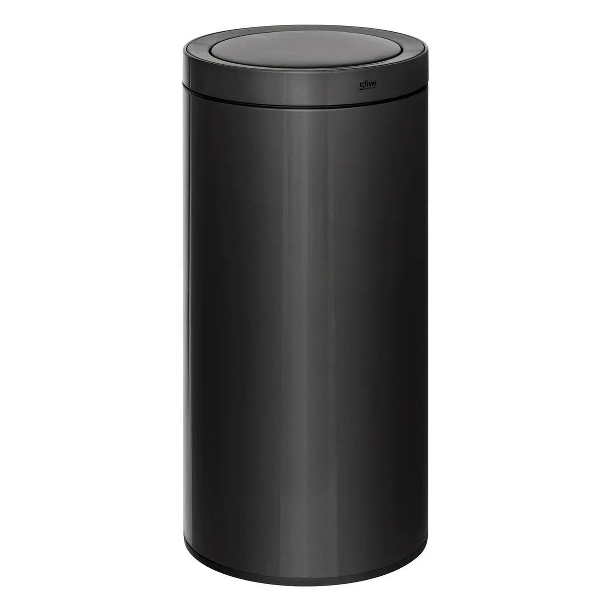 FIVE Poubelle de cuisine automatique en métal  delta  40l noir