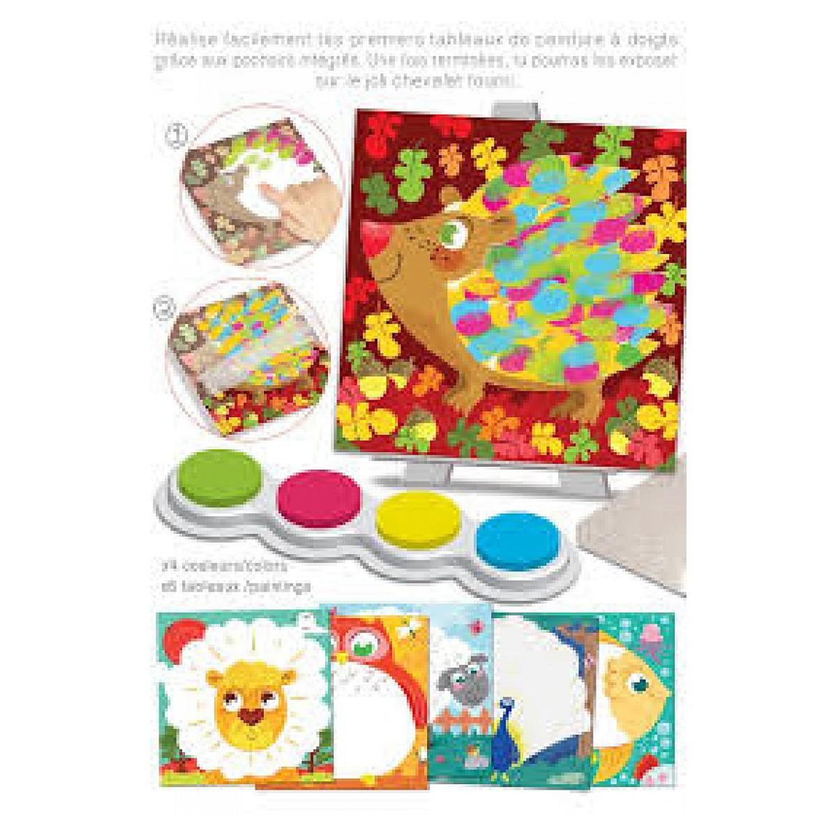 CREALIGN Peinture au doigt animaux