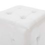 Voir la diapositive 4 : VIDAXL Poufs 2 pcs Blanc 30 x 30 x 30 cm Similicuir
