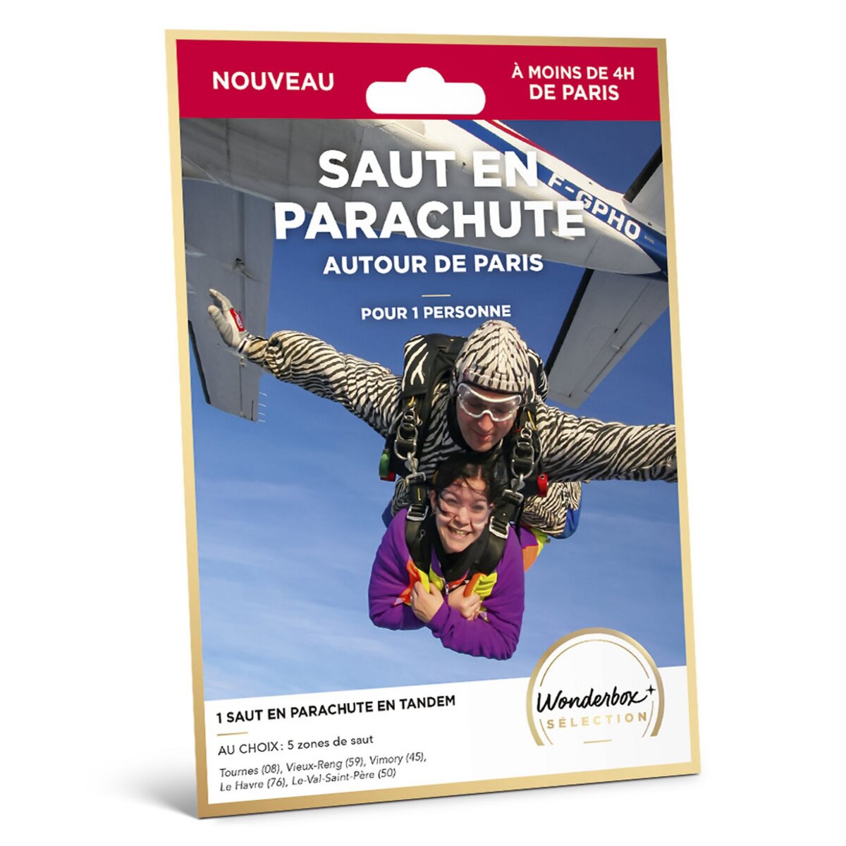 Wonderbox Saut en parachute - autour de Paris