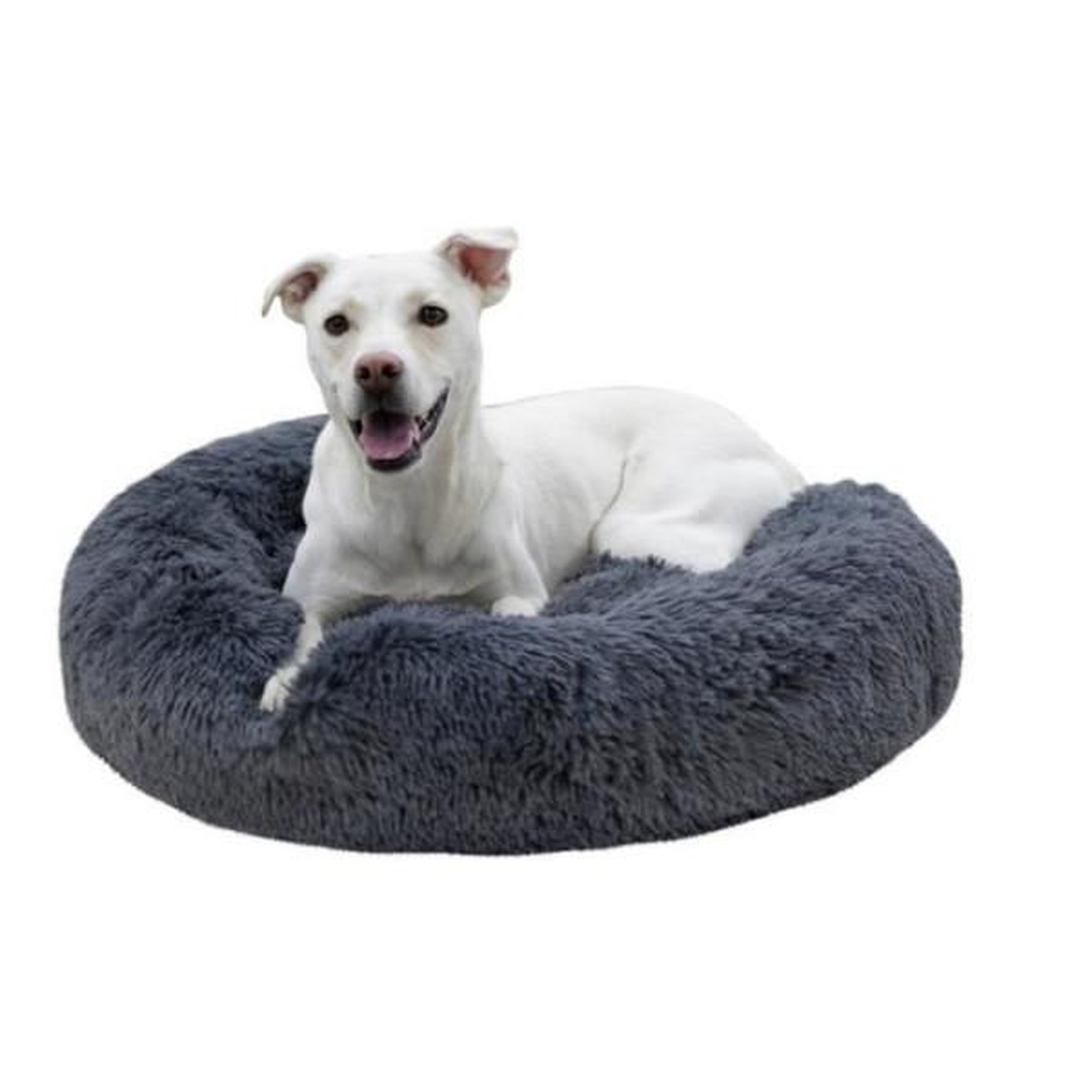 Voir la diapositive 4 : KERBL Corbeille - KERBL - Fluffy - Ø76 x 19 cm - Gris clair