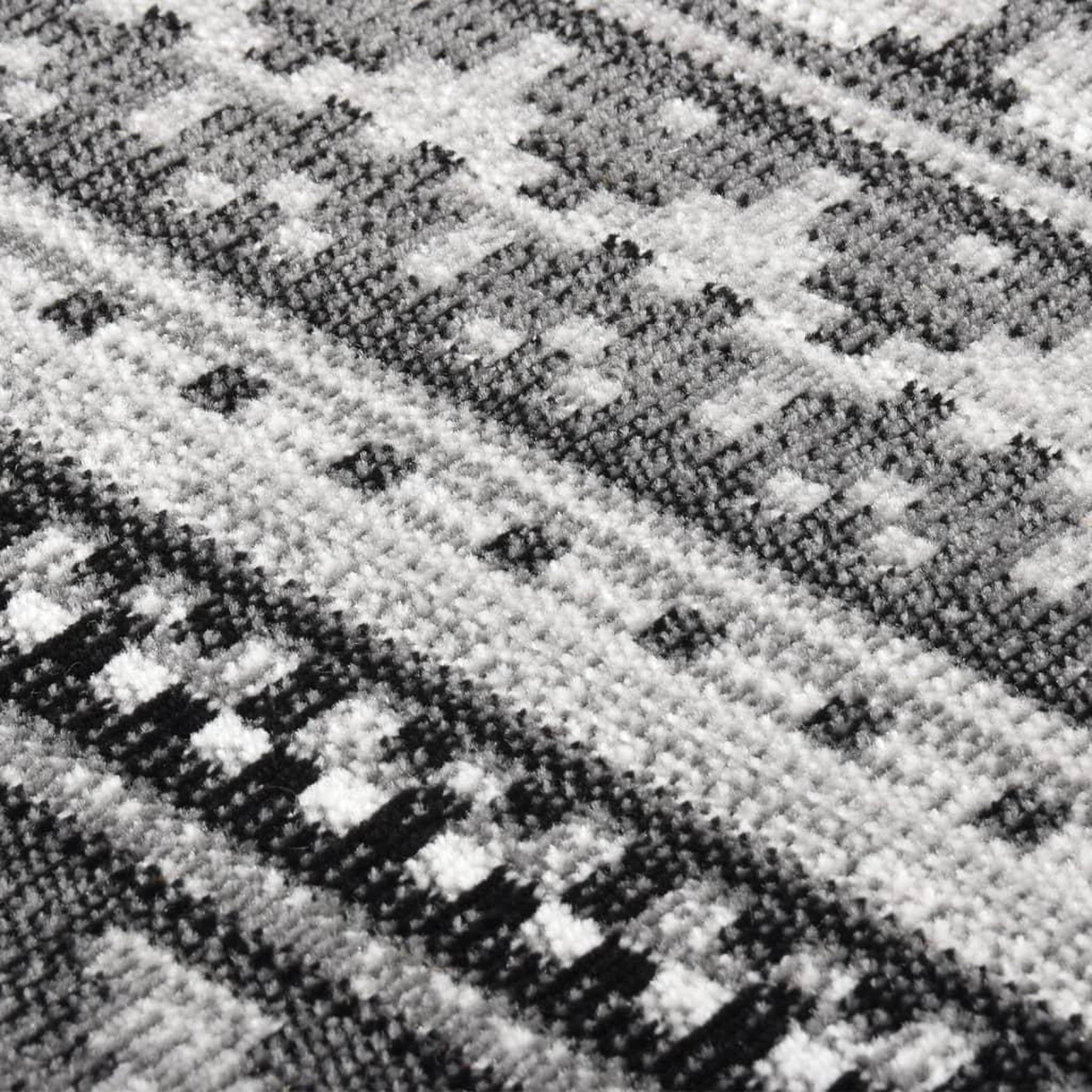 Voir la diapositive 5 : VIDAXL Tapis a tissage plat d'exterieur 115x170 cm Gris fonce