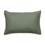 Voir la diapositive 1 : FUTURE HOME Taie d'oreiller en coton 57 fils unie