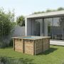 Voir la diapositive 3 : Habitat et Jardin Piscine bois rectangle   Maldives   - 3.20 x 3.20 x 1.24 m