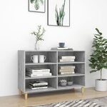 VIDAXL Buffet gris beton 103,5x35x70 cm bois d'ingenierie