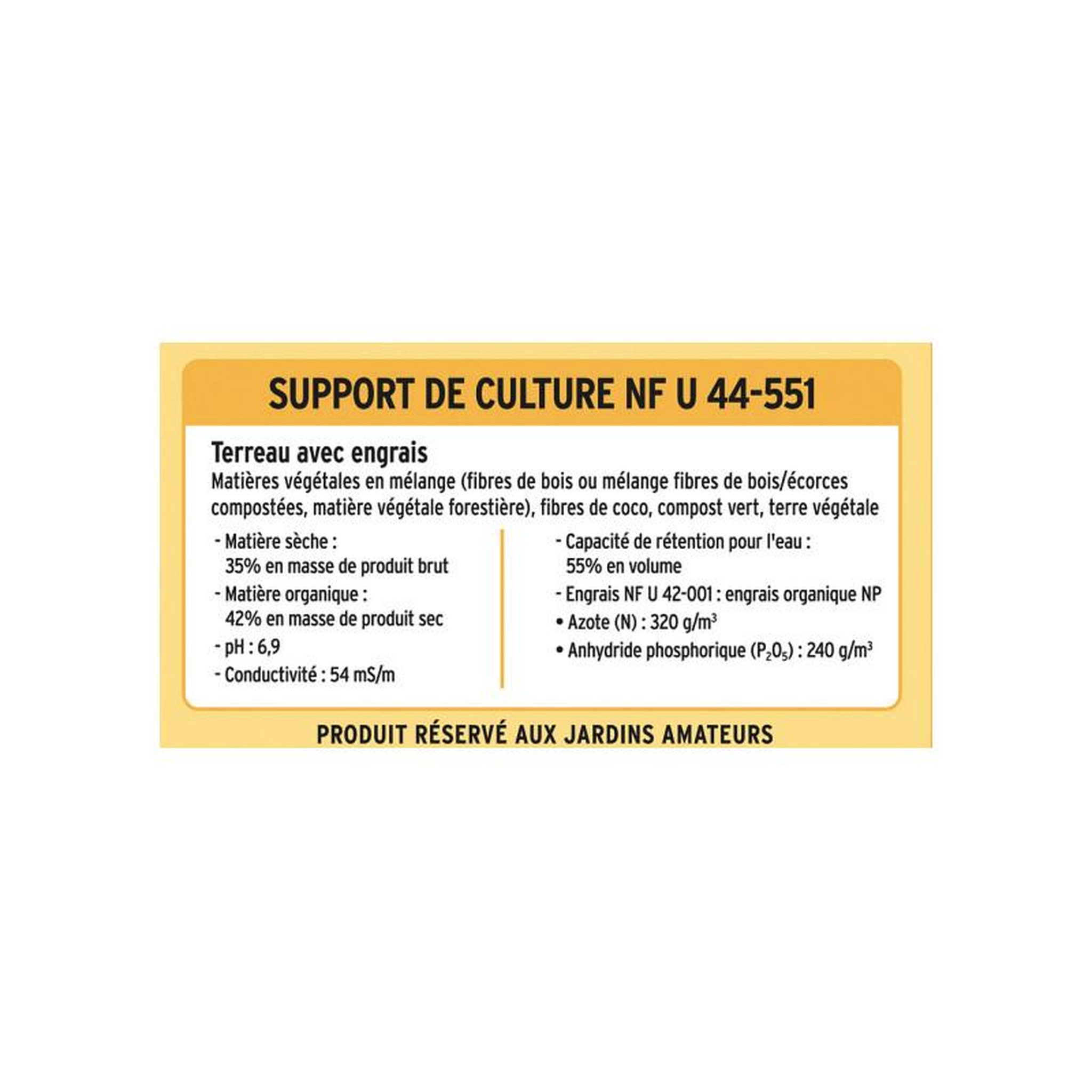 Voir la diapositive 3 : Fertiligene Terreau universel FERTILIGÈNE - 6L