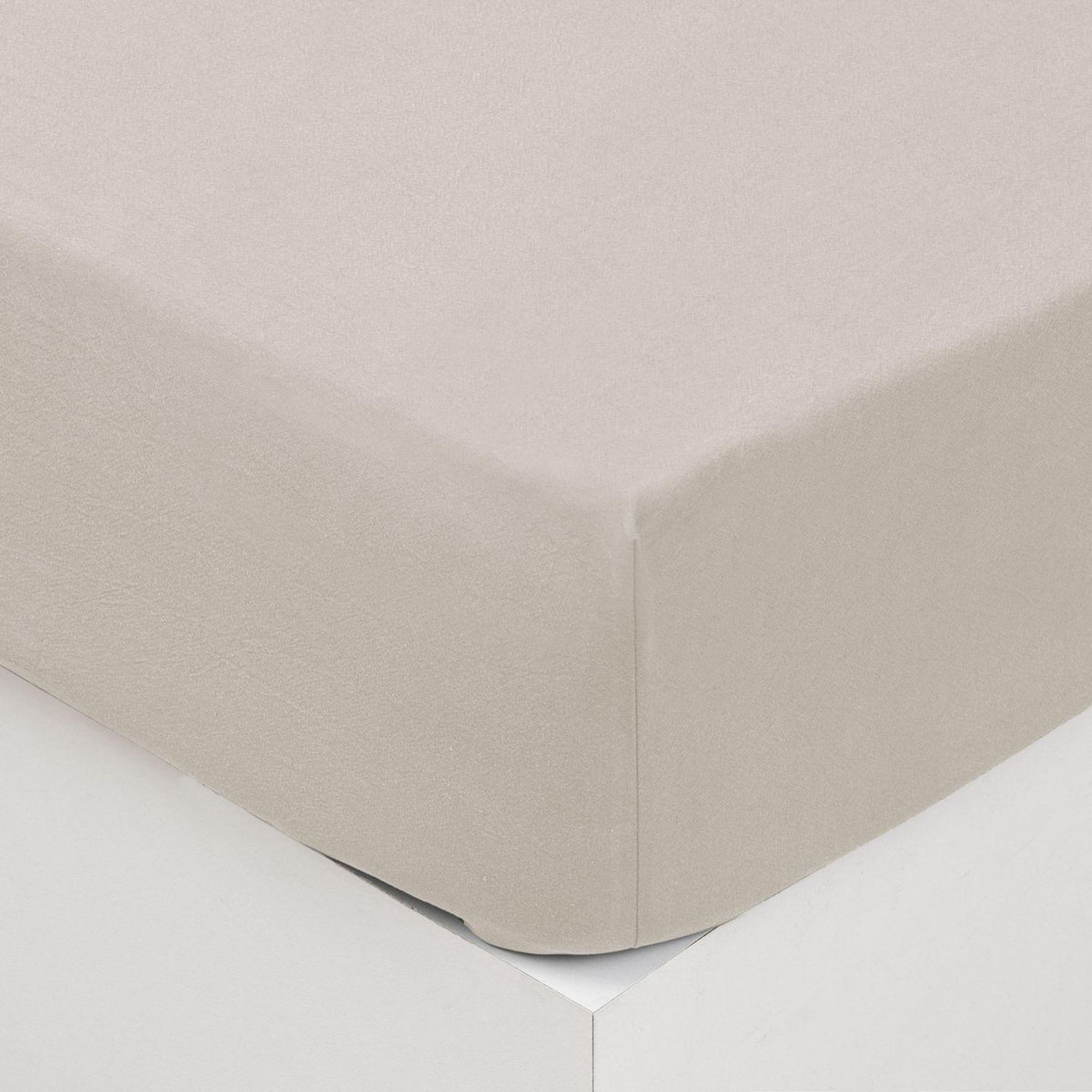 ATMOSPHERA Drap Housse bonnet 27 cm 100% Coton lavé