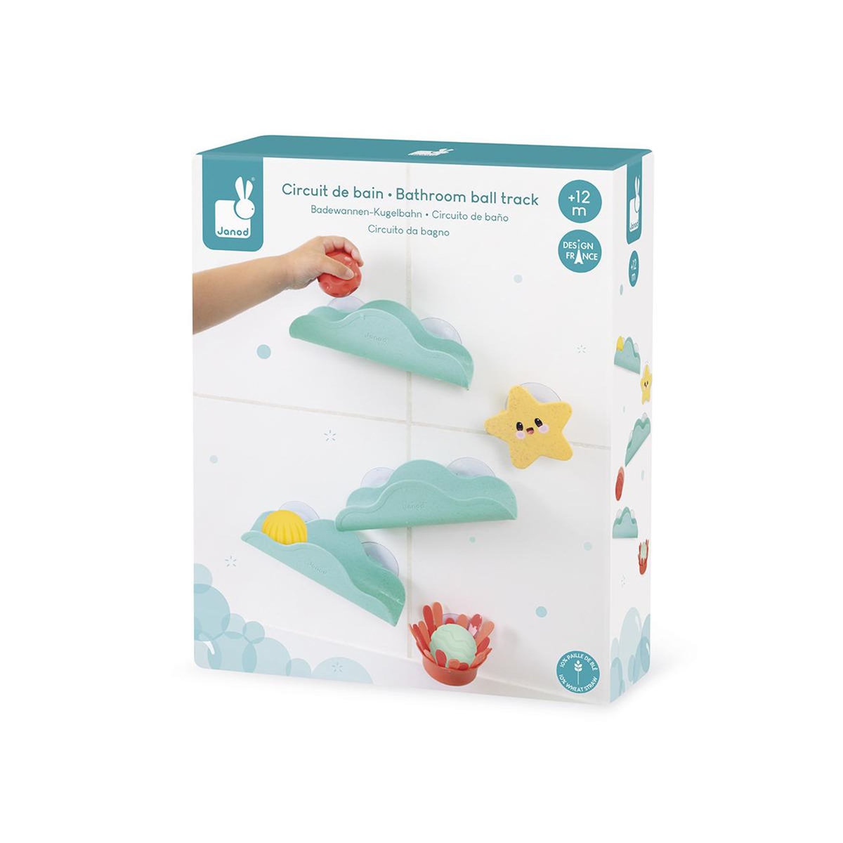 Juratoys-Janod Circuit de bain marin a ventouses