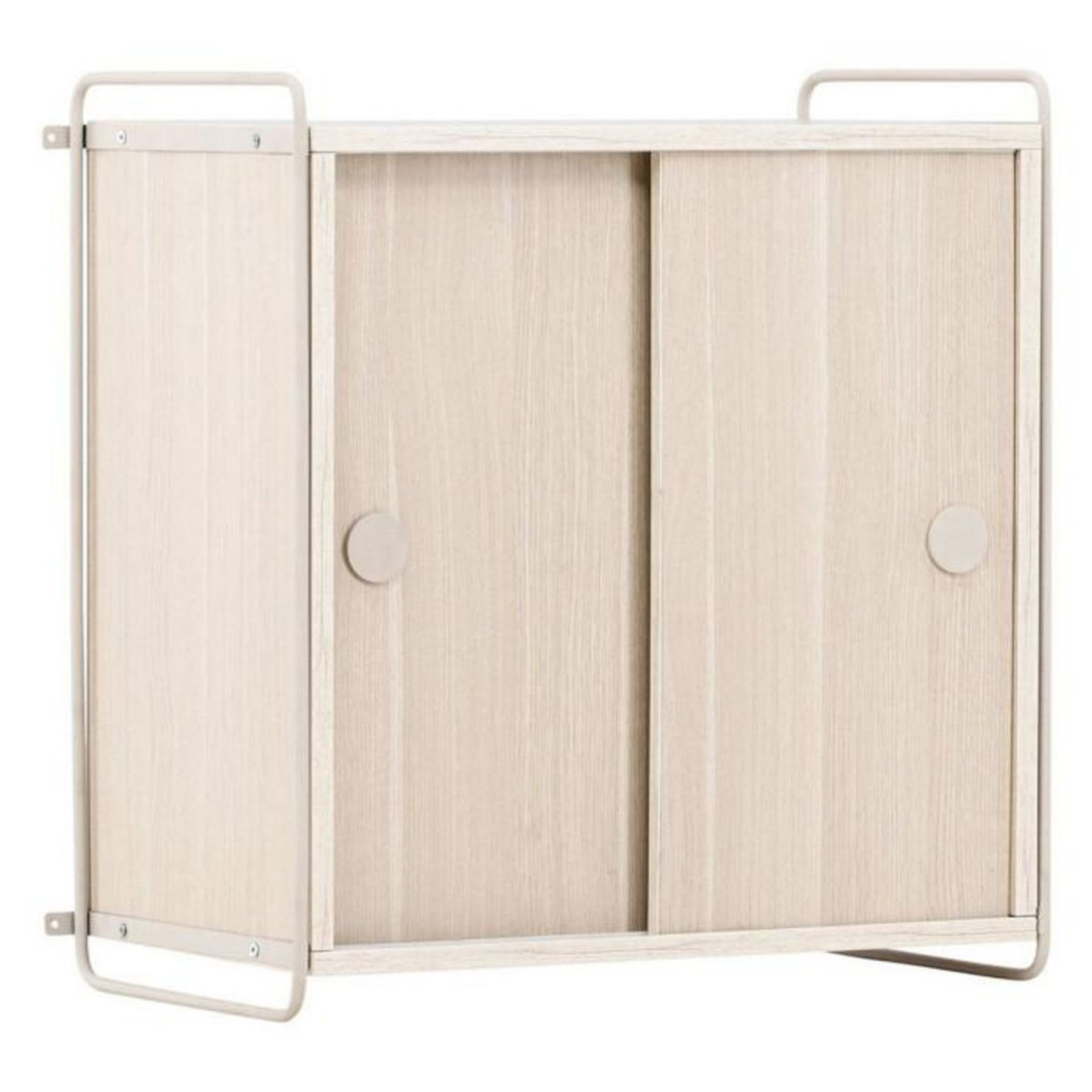 Paris Prix Étagère Murale 2 Portes  Paris  68cm Naturel