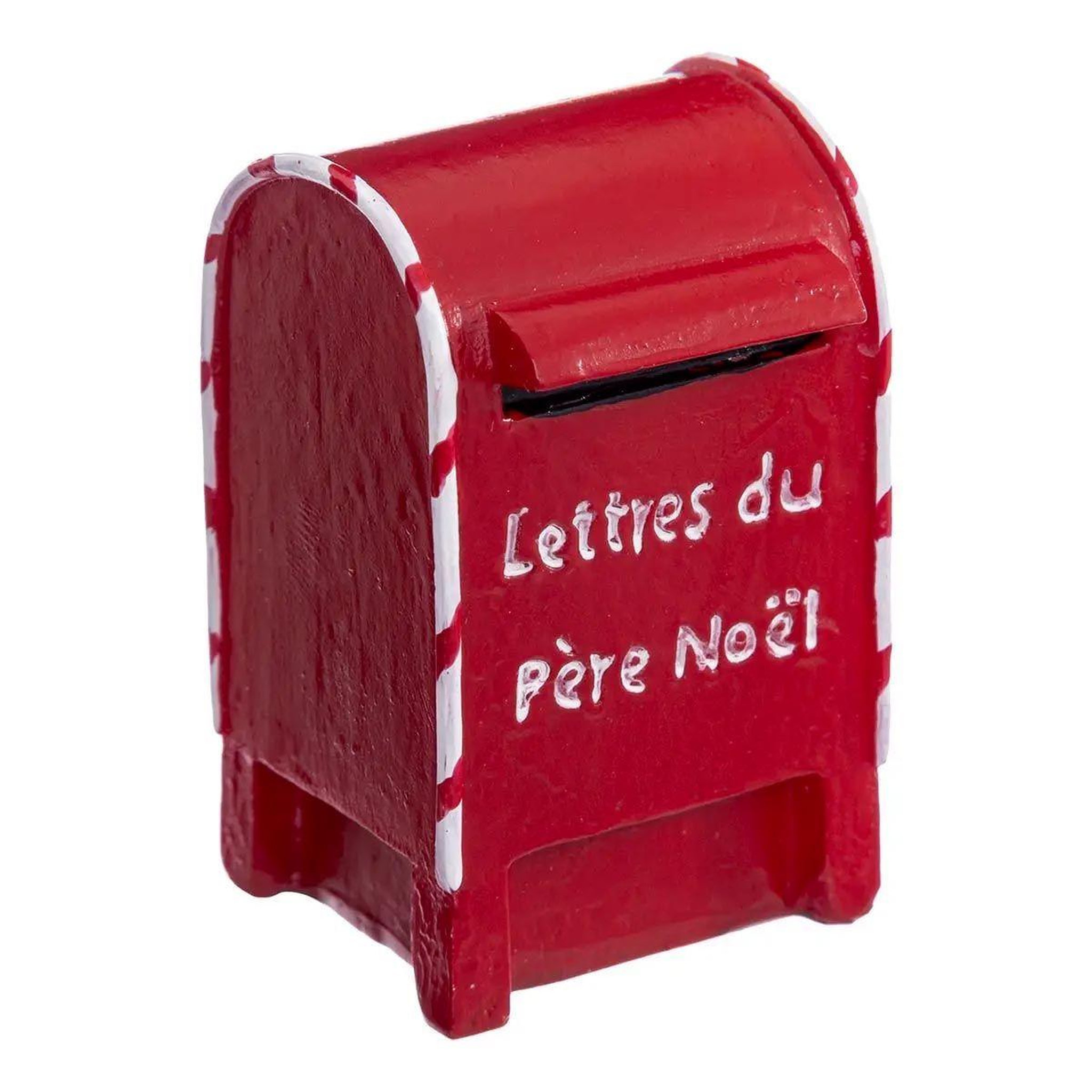 FEERIC LIGHT & CHRISTMAS Boîte aux lettres déco  père noël  5cm rouge