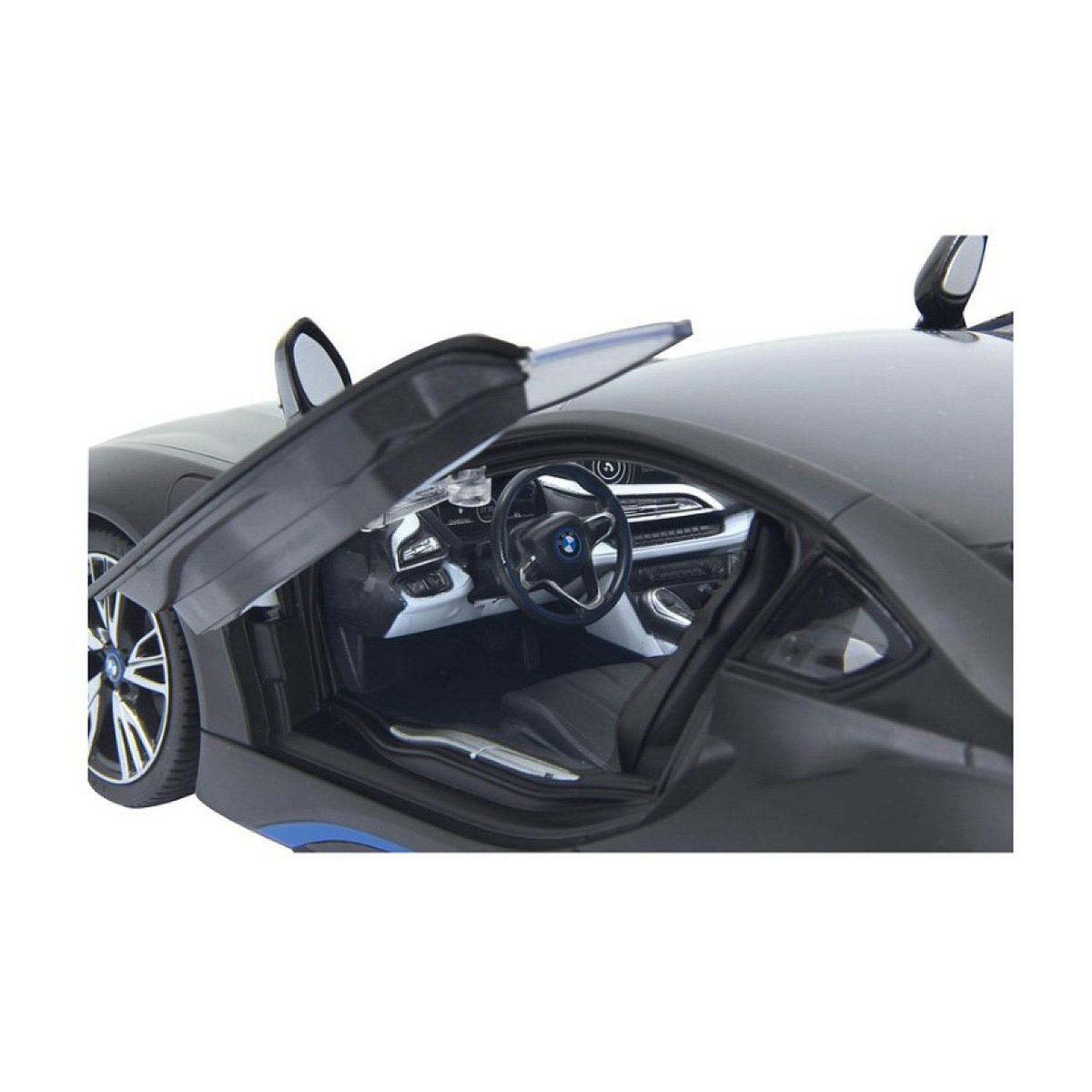 Voir la diapositive 3 : Jamara Voiture télécommandée bmw i8 1:14 noir 2,4ghz porte radiocommandé