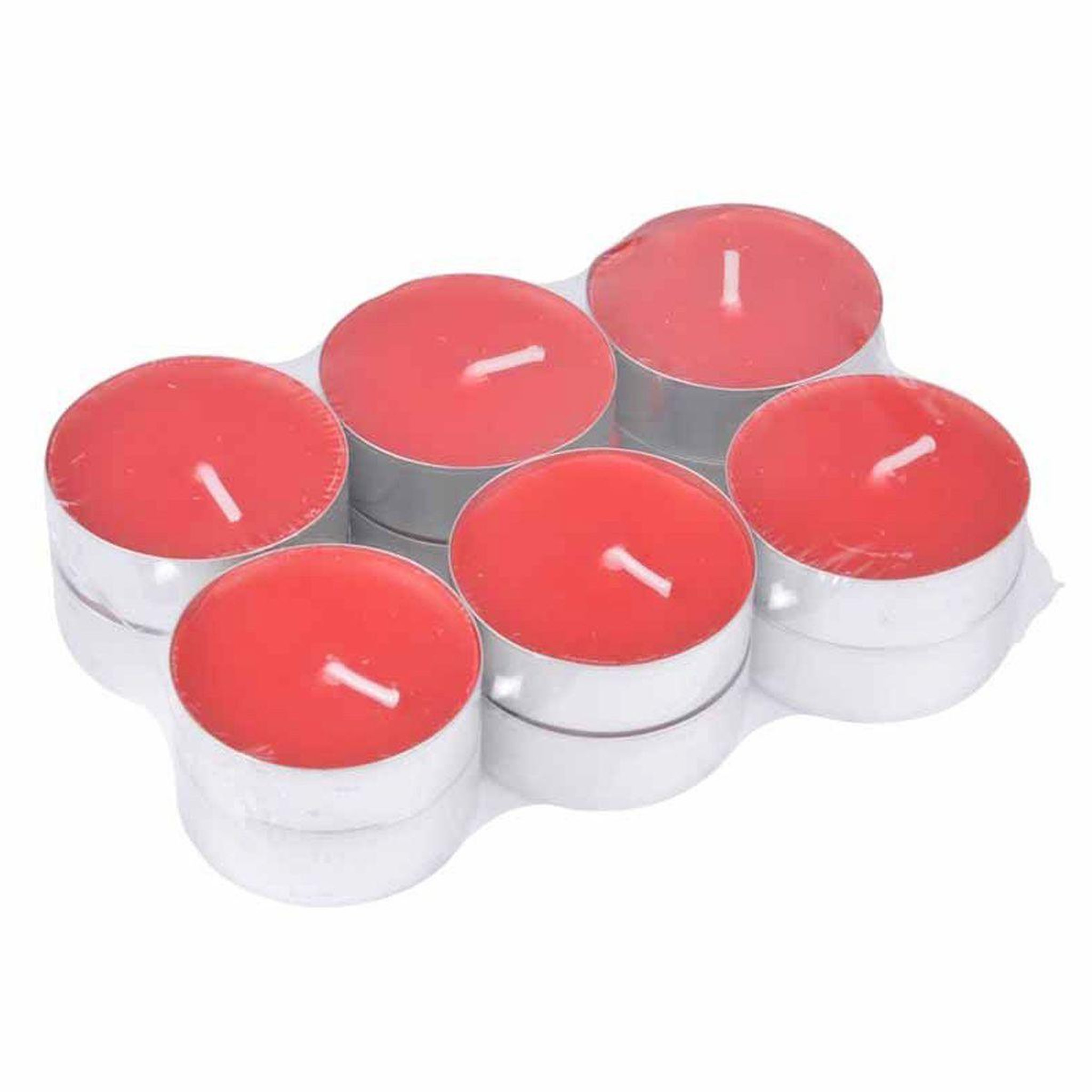 HOMEA Lot de 12 bougies chauffe-plat  essentiel  3,5cm fraise