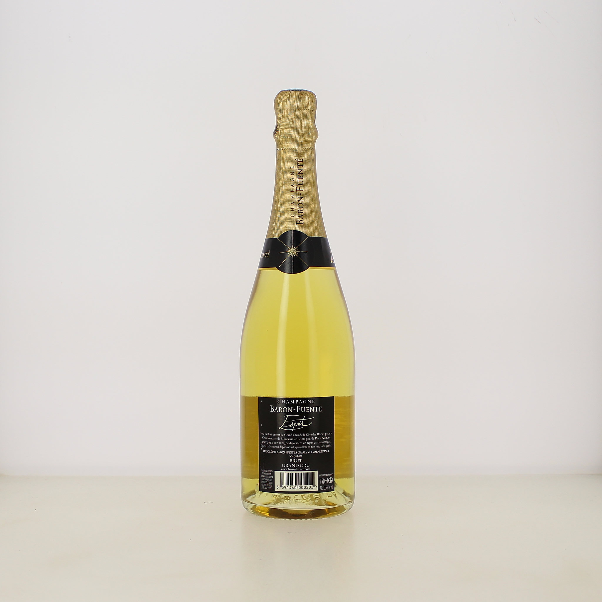 Voir la diapositive 2 : Baron Fuente Champagne Brut Baron-Fuenté Esprit Grand Cru