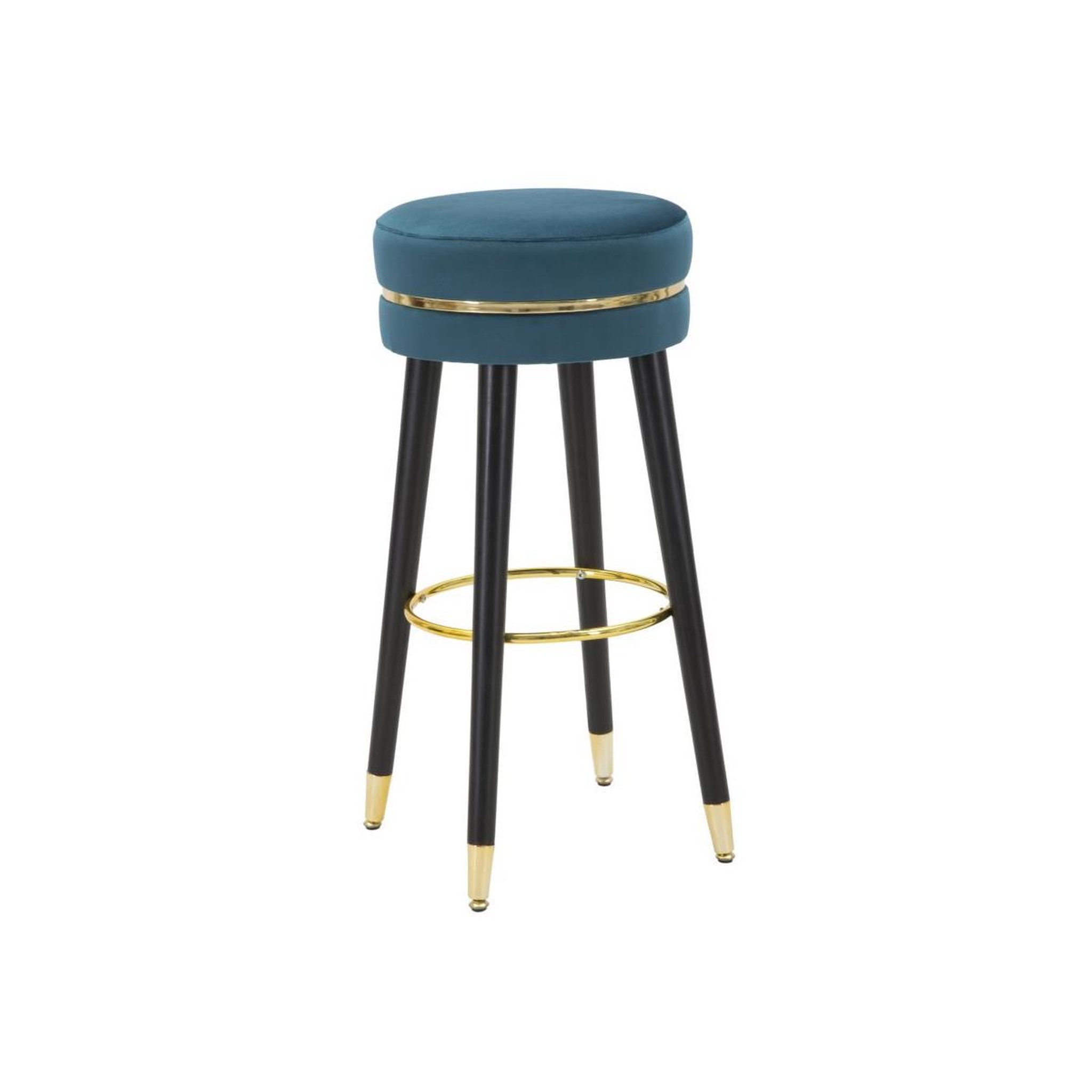 Paris Prix Tabouret de bar design  paris  74cm bleu & or