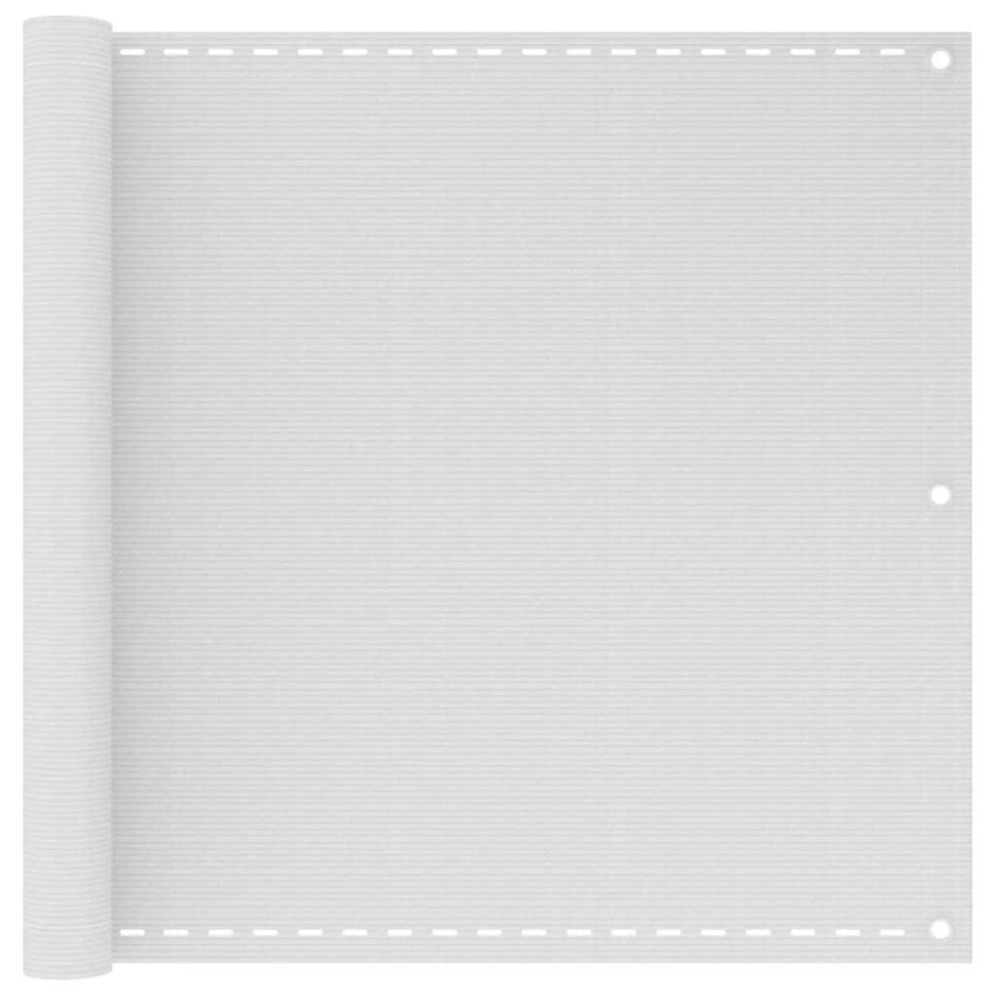 VIDAXL Ecran de balcon en pehd blanc de 90x400 cm