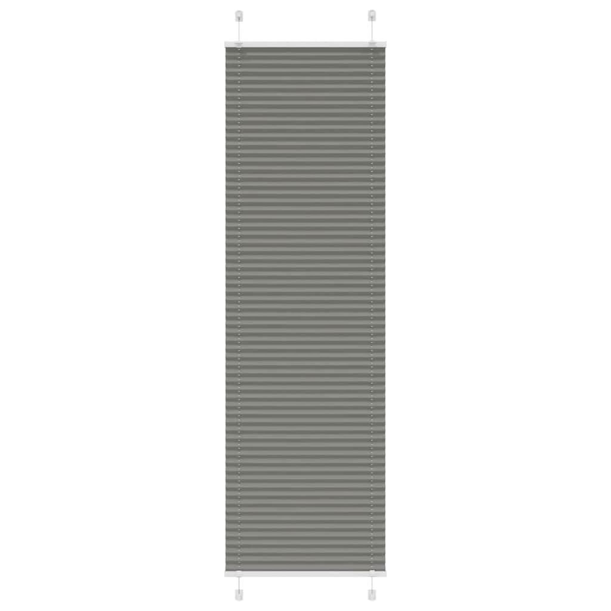 VIDAXL Store plisse anthracite 65x200 cm largeur du tissu 64,4 cm