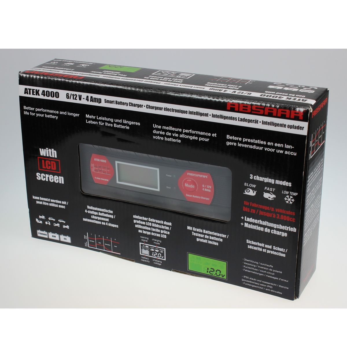 Absaar Chargeur de batterie ATEK 4000 