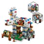LEGO LEGO Minecraft 21188 Le Village Lama, Jouet de Maison et Figurines avec Animaux