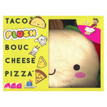 Blue orange Taco Plush Bouc Cheese Pizza