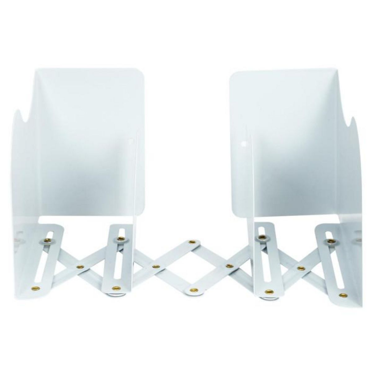 Paris Prix Serre-Livre Extensible  Books  9-46cm Blanc