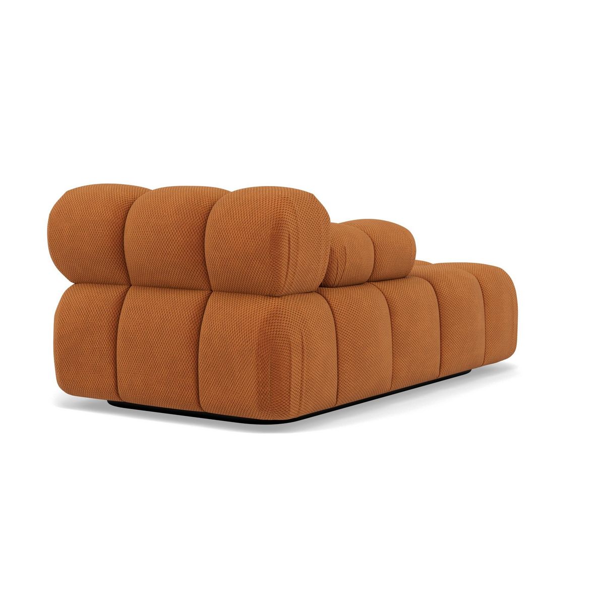 LISA DESIGN Ruby - module d'assise méridienne gauche en velours texturé