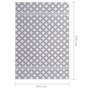 VIDAXL Tapis imprime Multicolore 160x230 cm Tissu