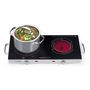 Voir la diapositive 3 : Kitchen chef Réchaud vitroceramique 2 feux 2800w - kcppv2800
