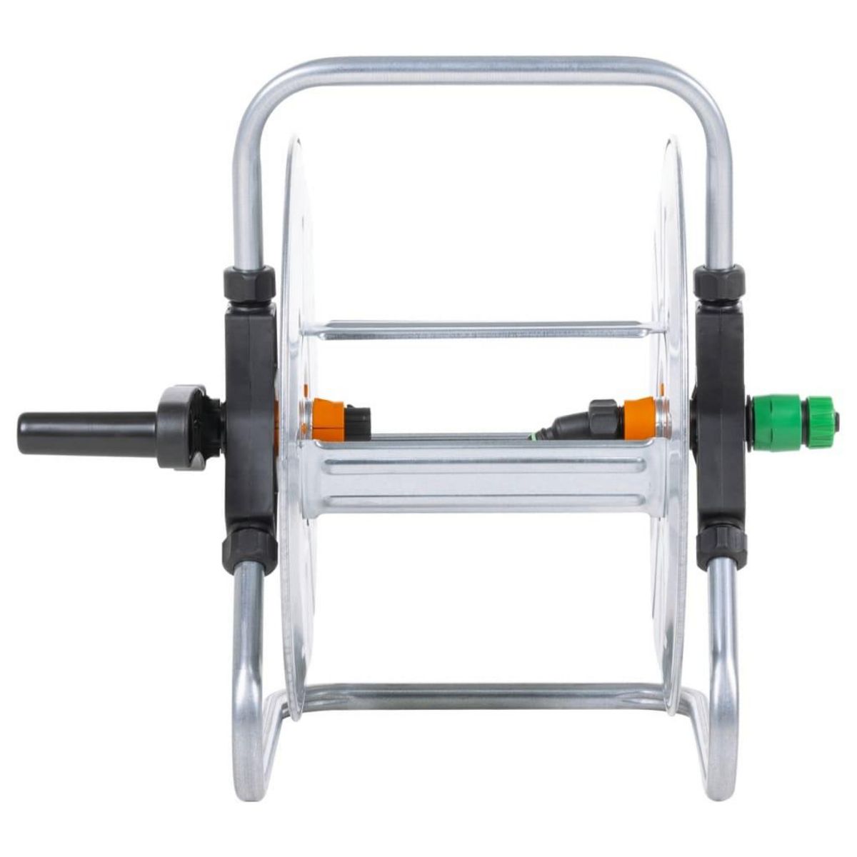 VIDAXL Enrouleur de tuyau mural pour tuyau de 50 m 1/2  acier