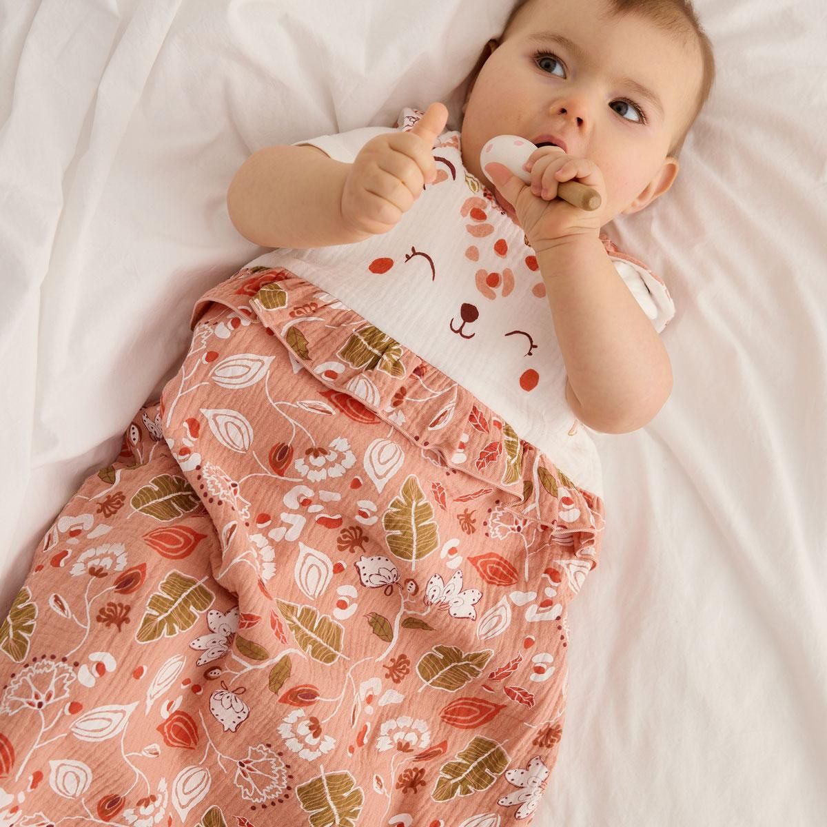 Petit Béguin Gigoteuse d'été en gaze de coton Mindanao