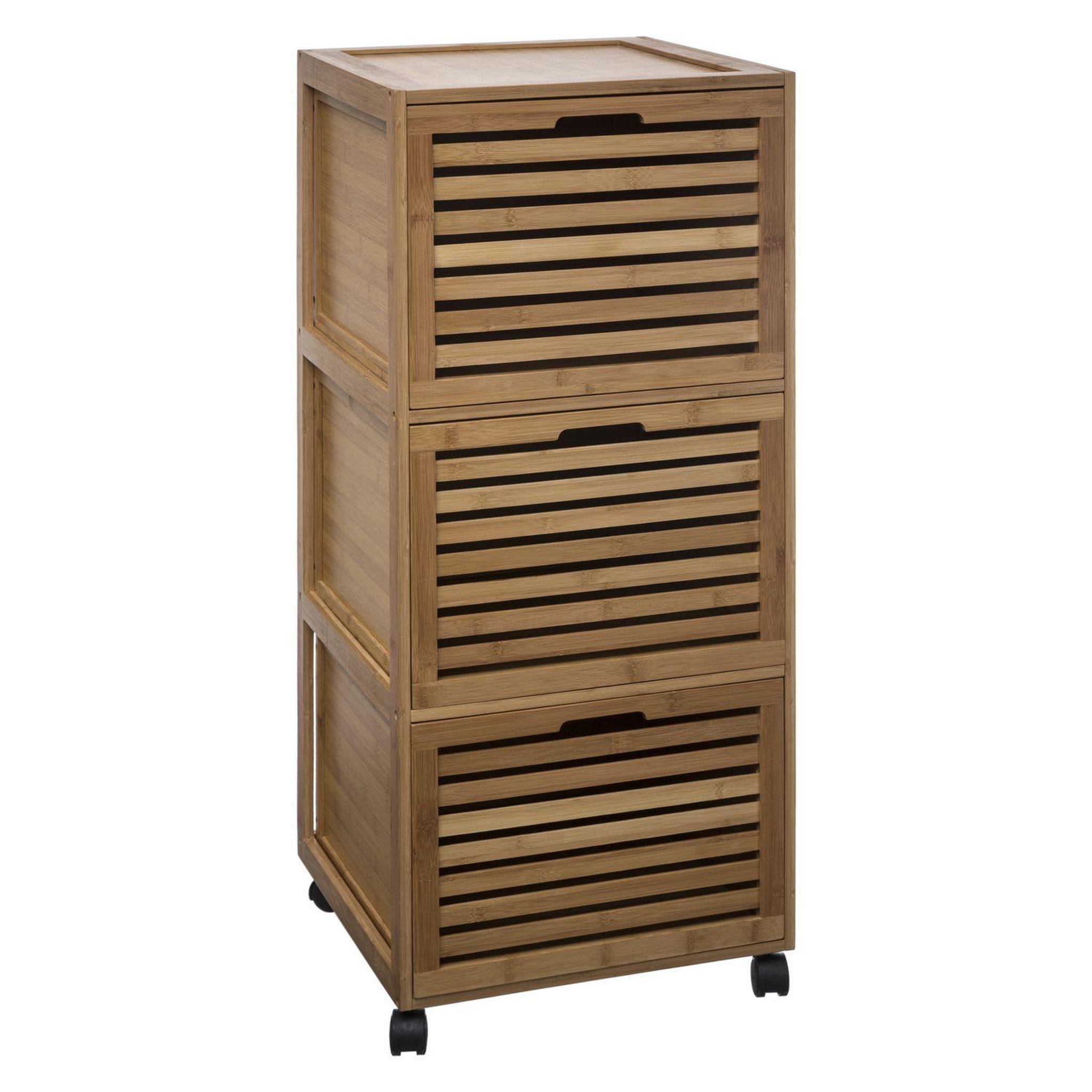 FIVE Meuble sicela en bambou 3 tiroirs - bois