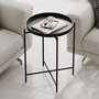 Voir la diapositive 3 : Habitat et Jardin Table basse en métal  Sheby  46 x 46 x 56 cm - Noir