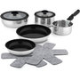 Voir la diapositive 1 : ESSENTIEL B Batterie de cuisine 10 pcs revetement sain - Sans PFAS