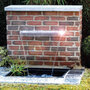 Voir la diapositive 1 : Ubbink Ubbink Cascade Niagara de jardin 60 cm Acier inox et eclairage LED