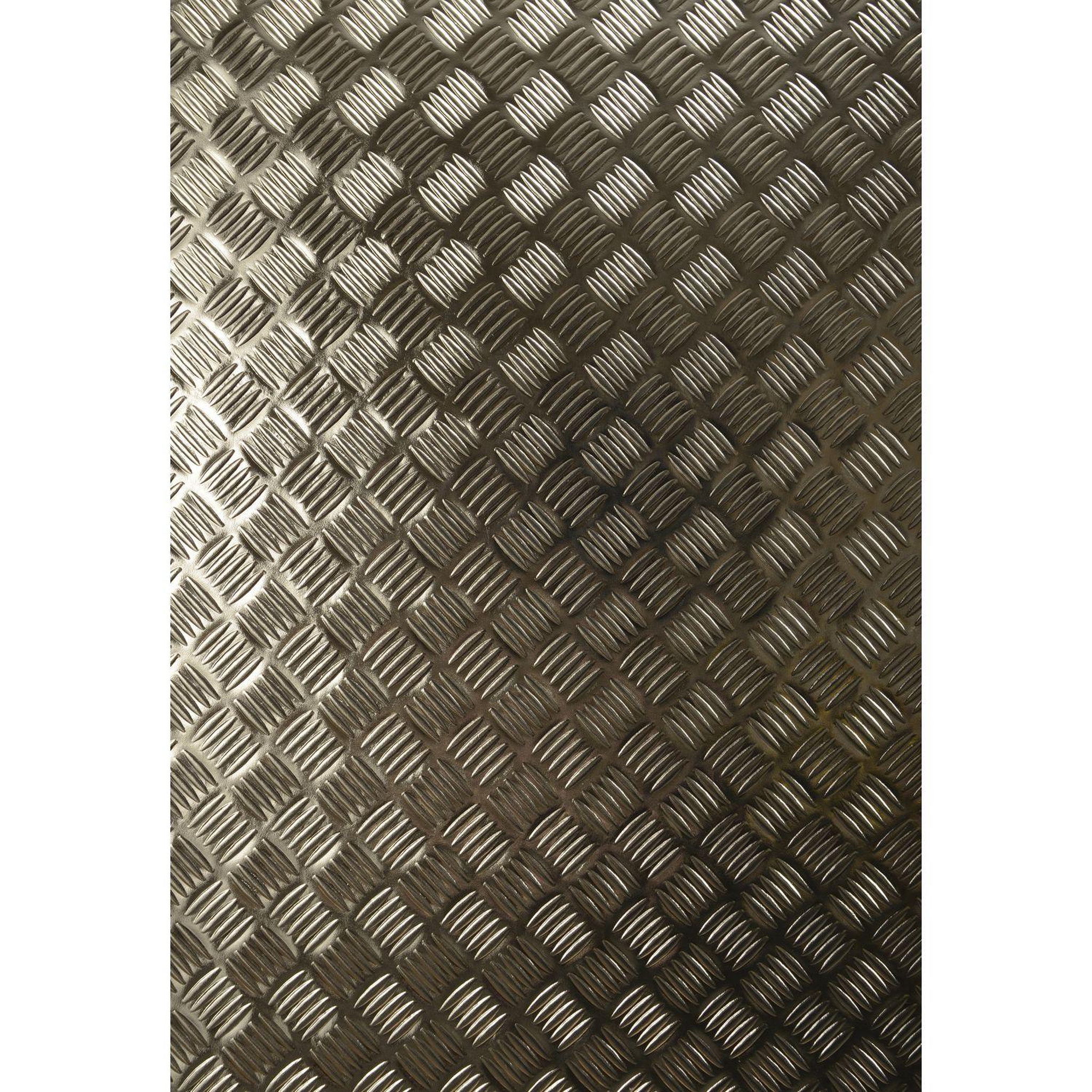 TOILINUX Lot 2x adhésif décoratif pour meuble metallique - 150 x 45 cm - gris alu