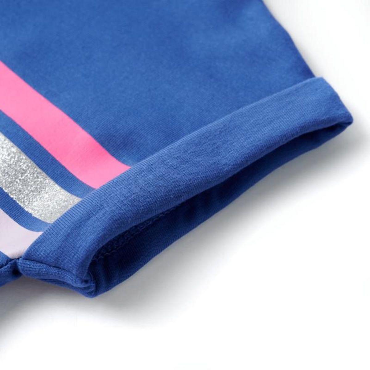 VIDAXL Robe pour enfants avec cordon de serrage bleu cobalt 128