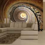 Paris Prix Papier Peint  Decorative Spiral Stairs. Coloris disponibles : Multicolore