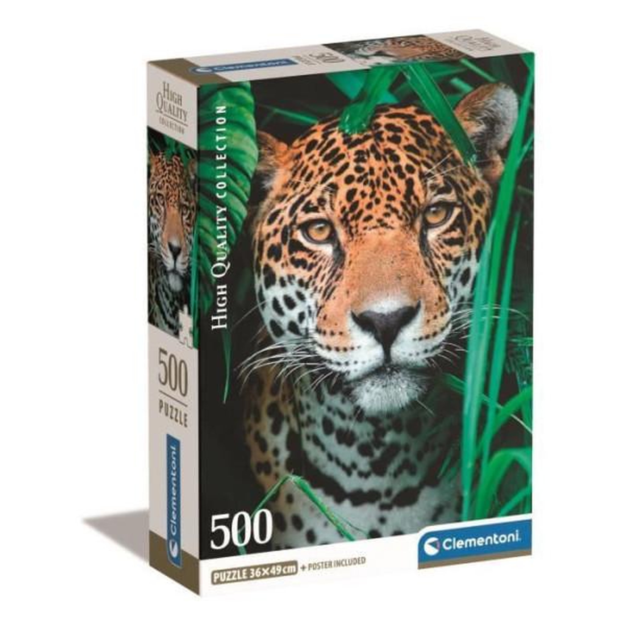 CLEMENTONI Clementoni - compact 500 pieces - jaguar in the jungle