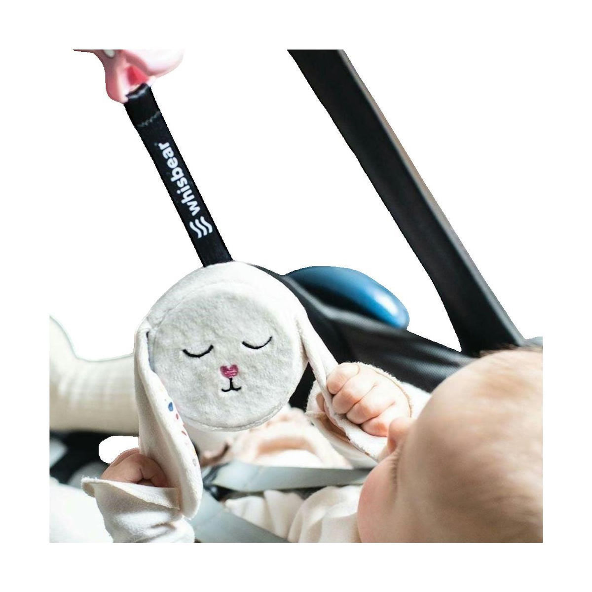 WHISBEAR Peluche interactive Whisbear Szumiący Króliś en ecru