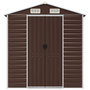 Voir la diapositive 4 : VIDAXL Abri de jardin marron 191x130x198 cm acier galvanise