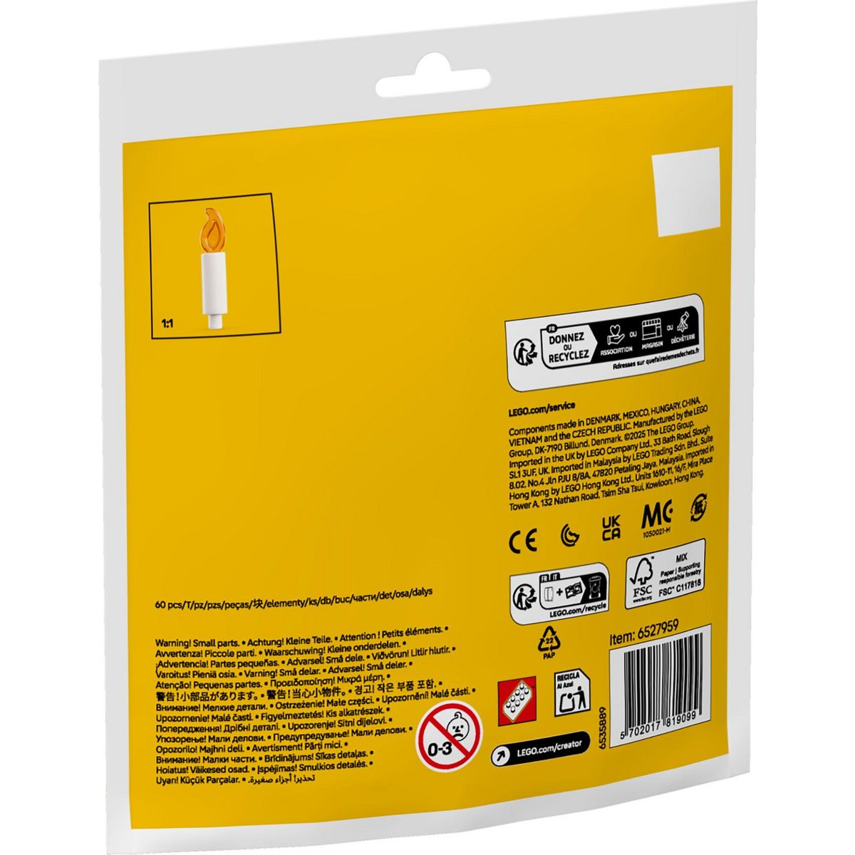 LEGO LEGO Creator - Les animaux du goûter d'anniversaire (Polybag) - 30689