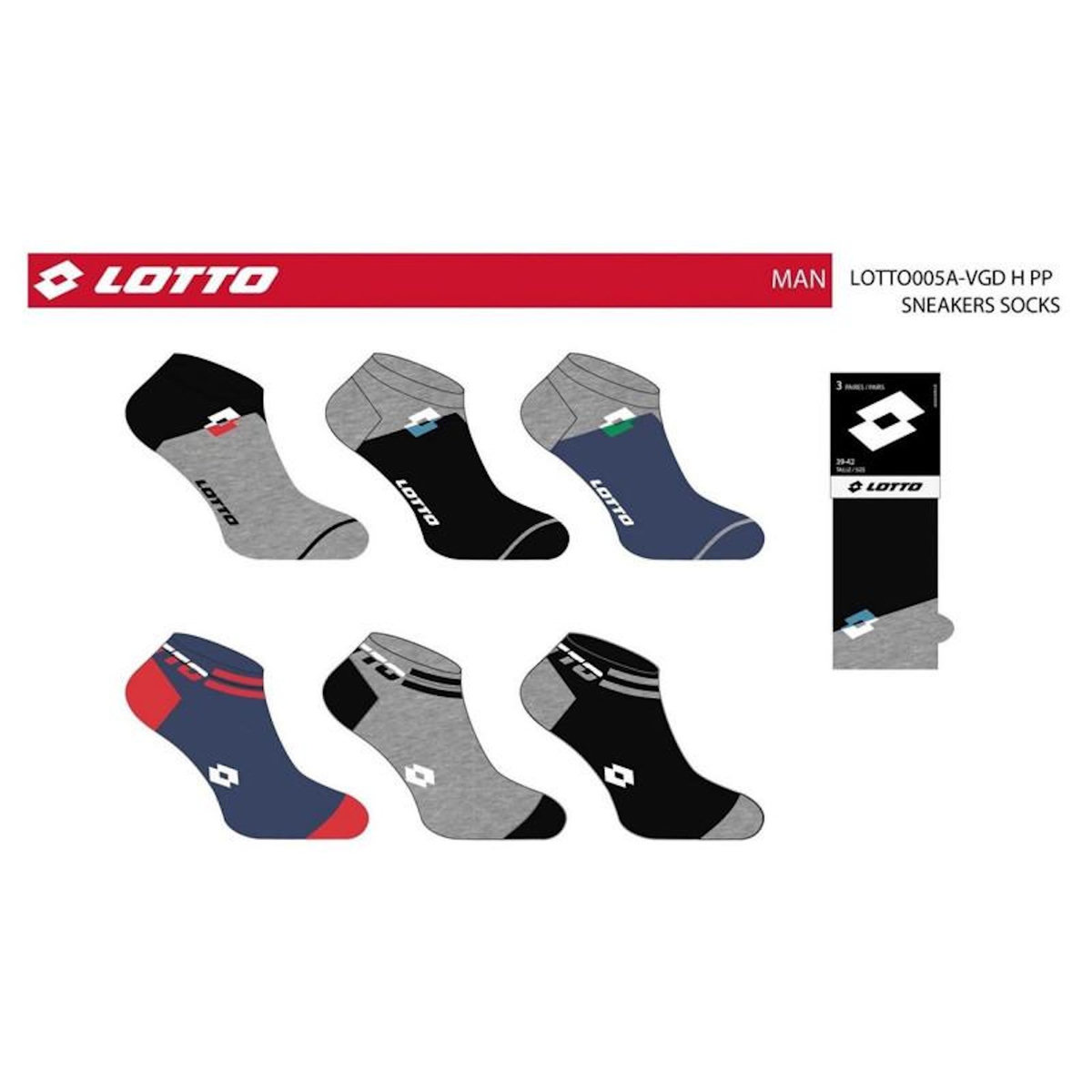 LOTTO Chaussettes Homme LOTTO