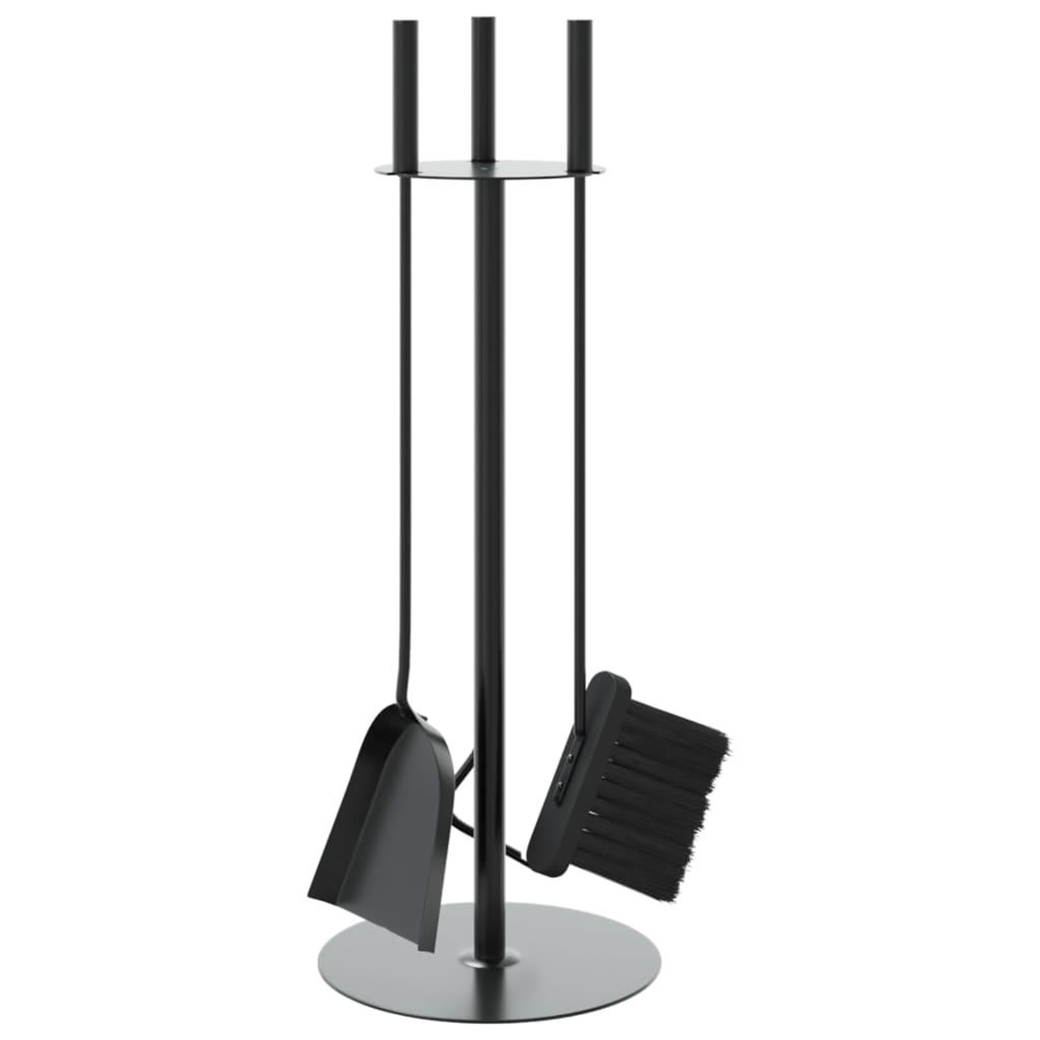 Voir la diapositive 2 : VIDAXL Set d'outils de cheminee 4 pcs 22x59 cm acier