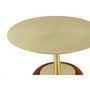 Voir la diapositive 5 : Paris Prix Table d'Appoint Design  Jokai  60cm Cognac & Or