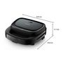 Voir la diapositive 3 : Philips Gaufrier 750w noir - HD2332.90