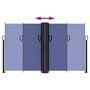 Voir la diapositive 5 : VIDAXL Auvent lateral retractable bleu 140x1200 cm