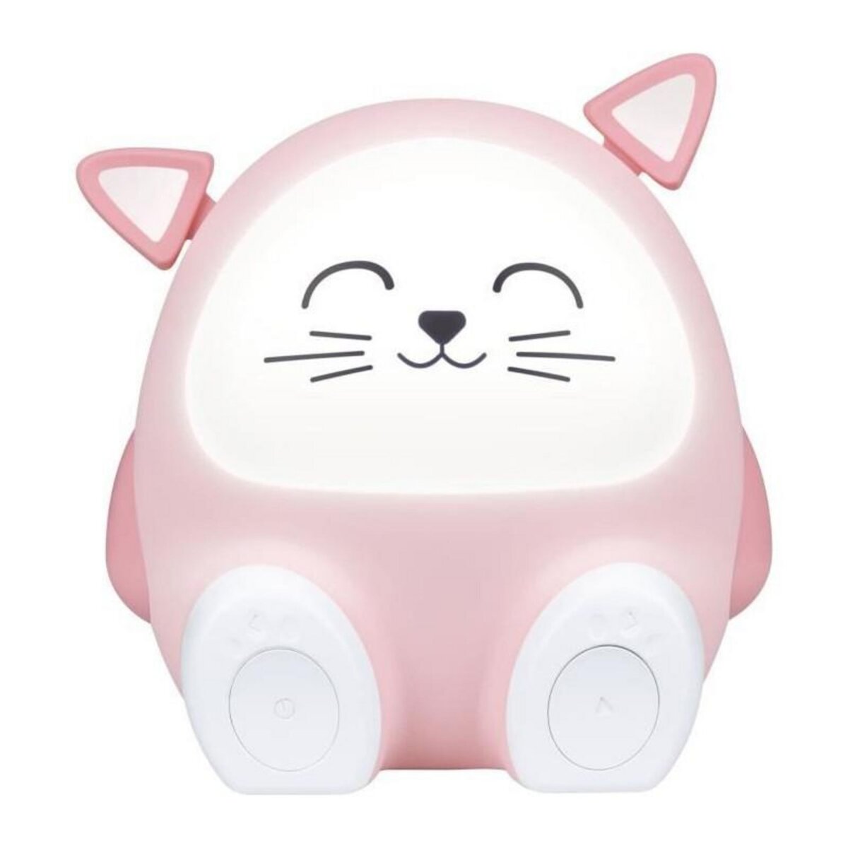 BIGBEN INTERACTIVE Enceinte lumineuse & veilleuse - BIGBEN - Chat - Bluetooth 5.0, 15W, Veilleuse réglable, Minuterie, Batterie USB-C