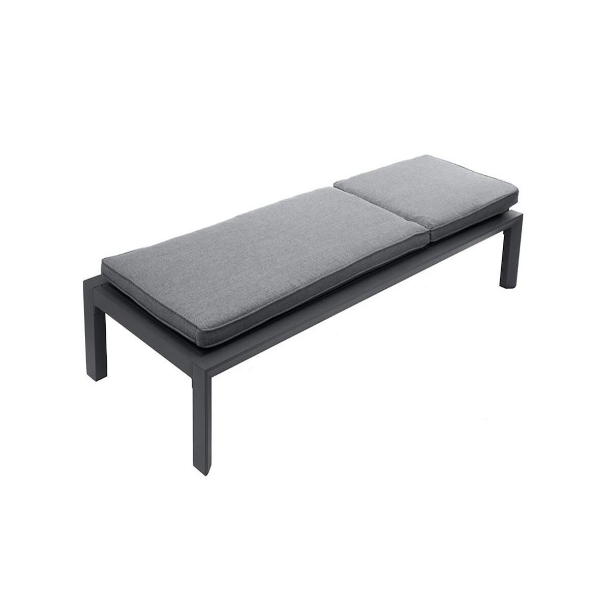 HESPERIDE Transat en aluminium Évasion Anthracite/Graphite - Hespéride