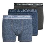Jack & Jones Lot X3 Boxers /Gris Garçon Jack and Jones Denim. Coloris disponibles : Bleu